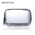 Environmental Protection Transparent Zipper Waterproof Toiletry Bag Cosmetic Bags Makeup Case Storage Pouch