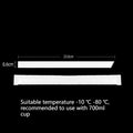 200pcs Food Grade Straws Environmentally Friendly and Biodegradable PLA Coffee Juice and Beverage Stirrer Disposable Fine Straws