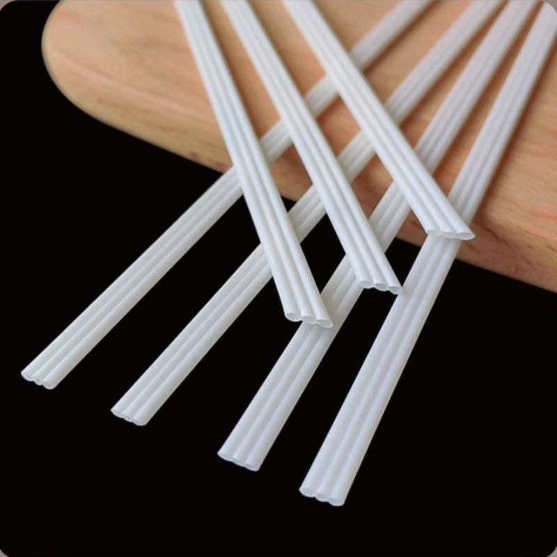 200pcs Food Grade Straws Environmentally Friendly and Biodegradable PLA Coffee Juice and Beverage Stirrer Disposable Fine Straws