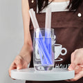 Color Changing Straw Disposable Environmentally Friendly Biodegradable Independent Packaging PLA Juice Coffee Cold Drink Straw